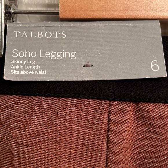 Talbots brand size 6 Soho leggings- NWT - Picture 3 of 5
